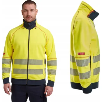 Pánská mikina Mikina pracovní pánská Snickers 2868 Arc na zip s reflexními prvky, ochranná, velikost L