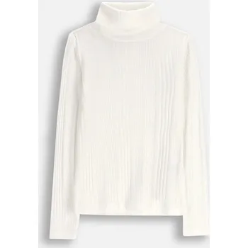 Dámský svetr Dívčí svetr Ecru Rolák 164 Coccodrillo ZC5