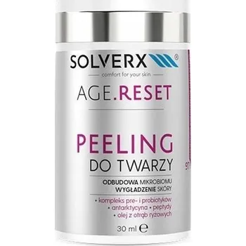 Pleťový peeling SOLVERX PEELING OBNOVUJÍCÍ MIKROBIOM AGE RESET 30