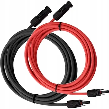 IP kamera SOLÁRNÍ KABELOVÁ SADA 2x5m 6mm2 + MC4 konektory