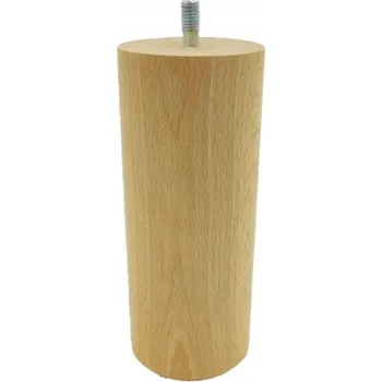 Obraz Dřevěná noha válec průměr 60mm lakovaná 15cm s uchycením