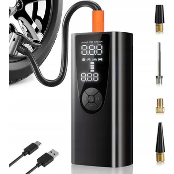 pumpička Elektrická pumpa Bedee - kompresor na pneumatiky, černá