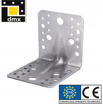 Tesařské kování Úhelník s prolisem Domax KP 2 105x105x90x3 mm