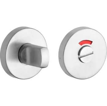 Dveřní kování Štíty kruhové WC stříbrné