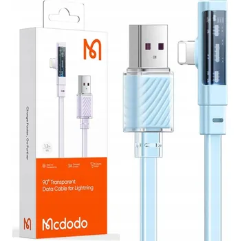 Datový kabel Kabel McDodo USB - Apple Lightning 1,2 m modrý