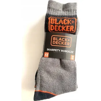 Pánské ponožky PONOŽKY Ponožky BLACK & DECKER černé, velikost 39-42