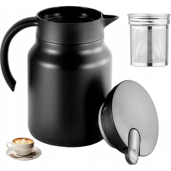 Termoska TERMOSKA 1000 ML Z NEREZOVÉ OCELI PRO NÁPOJE, KÁVU A ČAJ