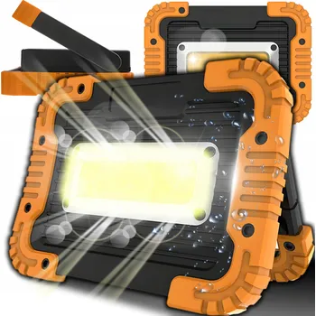 Stojací lampa Stojací lampa RETOO LED 30 W černá IP65 s nastavitelným směrem světla