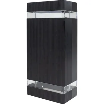 Dekorativní svítidlo Eco Light Plastové fasádní svítidlo OE-6C 2xGU10 BLACK