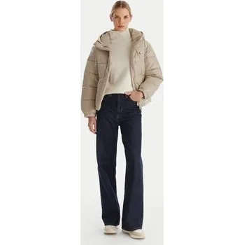 Pánská móda Calvin Klein Jeans Zimní bunda LV047D505G Béžová Relaxed Fit S