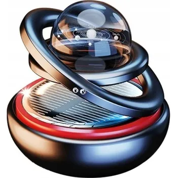 Aroma difuzér Difuzér vůně do auta Solární otočný difuzér černý