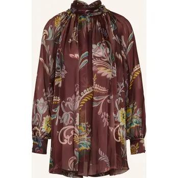 Dámská halenka Etro Dámská Hedvábná Halenka, tmavě červená / tmavě žlutá /...