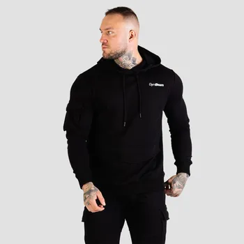 Pánská mikina GymBeam Mikina TRN Hoodie Black L