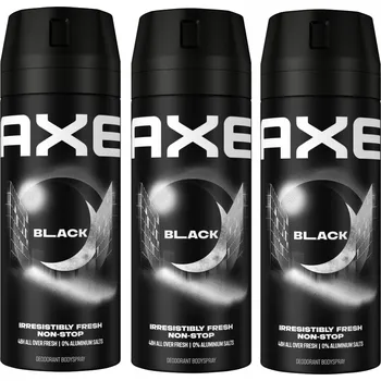 AXE deodorant pro muže Black sprej 150 ml x3