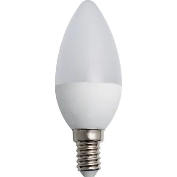 Žárovka LED žárovka 5W / E14 / 6500K / C37, studená bílá, L243153