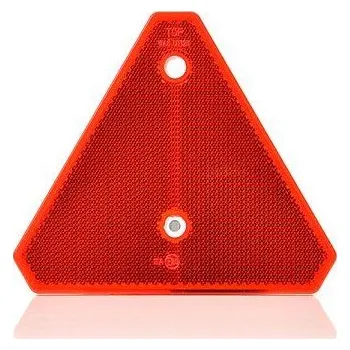 Příslušenství osvětlení automobilu WAS | Odrazka trojúhelník 12,5cm s dírami