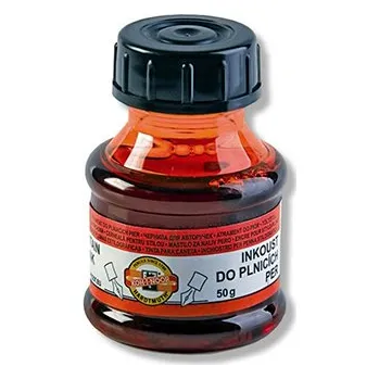 Koh-i-noor Inkoust do plnicího pera KOH-I-NOOR 50 ml, červený 597353