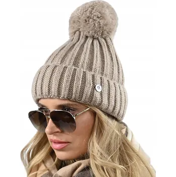 Čepice Alur zimní čepice beanie béžová, univerzální velikost