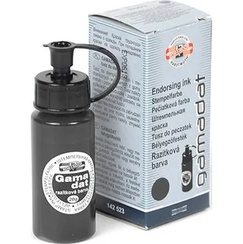 Razítková poduška Koh-i-noor Razítková barva KOH-I-NOOR Gamadat 20 g, černá 597296