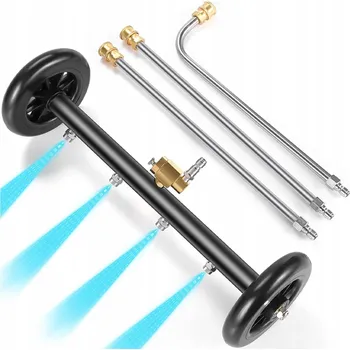 Vysokotlaký čistič VYSOKOTLAKÝ ČISTIČ 4000 PSI NA PODVOZKY S OTOČNOU HLAVICÍ 360°