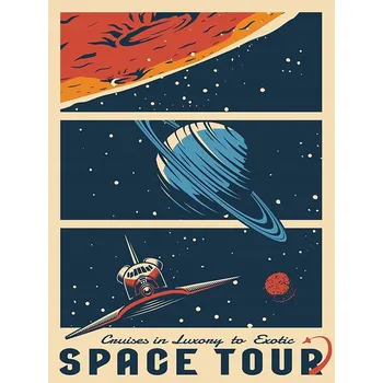 Obraz Cedule Vesmír Edition - Space Tour