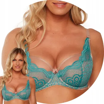 Podprsenka Gaia podprsenka s polovyztuženými košíčky modrá velikost 75F