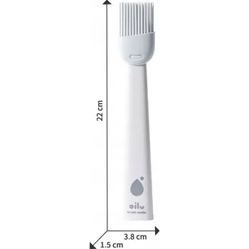 Kosmetický štětec Silikonový štětec na těsto, maso - bílý