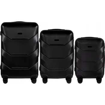 Wings Sada tvrdých kufrů ABS Peacock 3.0, 198 l