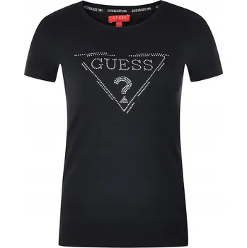 Dámské tričko Dámské tričko GUESS s logem W1BI00J1311 Černé