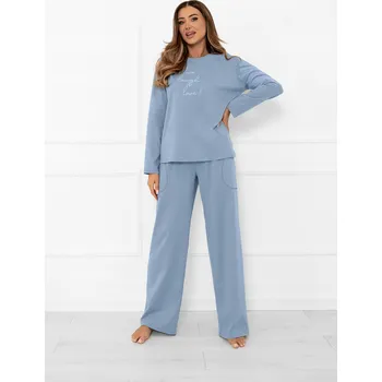 Dámské pyžamo Dámské pyžamo s dlouhým rukávem a dlouhými kalhotami Ksara S