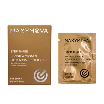 Výživa řas a obočí Maxymova 3. krok - Keratin Booster – sáčky 5×1,5 ml