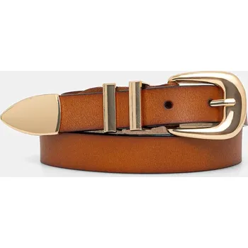 Opasek Kožený pásek Answear.LAB 2031.ijk hnědá 88X, vel. 90