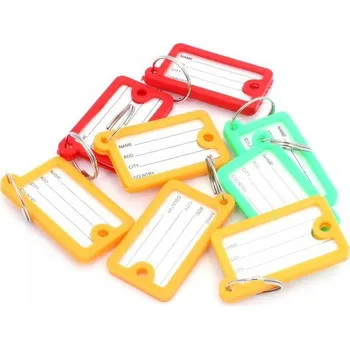 Přívěsek Na Klíče, oboustranný identifikátor na klíče, 100 KS