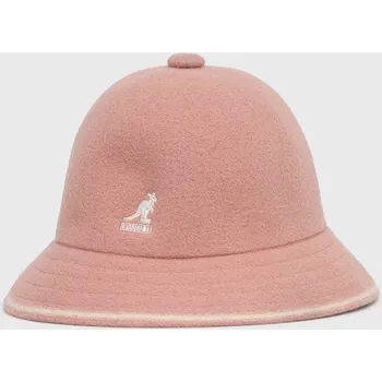 Klobouk Vlněný klobouk Kangol růžová barva, vlněný, K3181ST.DR669-DR669 30X, vel. M