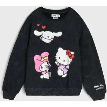 Dívčí mikina Sinsay - Mikina typu crewneck Hello Kitty - černá - 364DN-99X - 364DN-99X-140