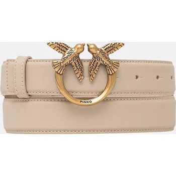 Opasek Kožený pásek Pinko 100125.A0F1 béžová 08A, vel. L