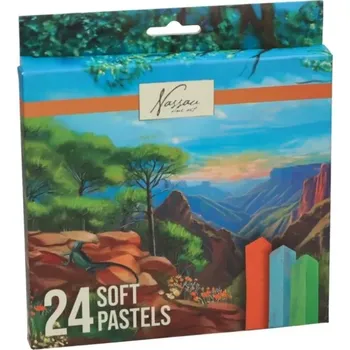 Výtvárné potřeby Suché pastely, 24 barev