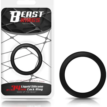 Podpora erekce BEAST RINGS – Erekční kroužek z tekutého silikonu 3,4 cm