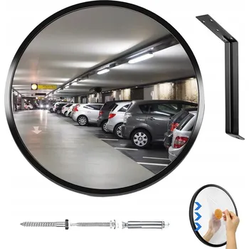 Zrcadlo NEROZBITNÉ ZRCADLO SKLADOVÉ SILNIČNÍ ZRCADLO 30 CM SFÉRICKÉ