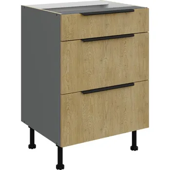 Stolarz-Lempert Kuchyňská skříňka Cremona/ANT - dolní 60 D 3S šuplíková PREMIUM BOX