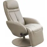 Otočné rozkládací křeslo OPTIMA béžové