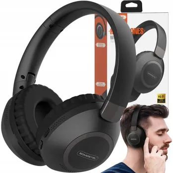 Sluchátka SOMOSTEL BEZDRÁTOVÁ SLUCHÁTKA PŘES UŠI BLUETOOTH ČERNÁ SMS-CJ35