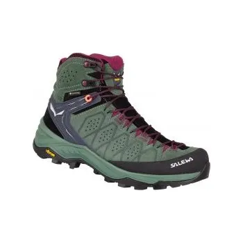 Dámská treková obuv Salewa WS ALP TRAINER 2 MID GTX duck green/rhododendon UK 7 boty + DÁREK DLE VÝBĚRU!