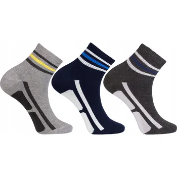 Pánská móda Pánské Nad Kotník Ponožky 3/4 bavlněné klasické MORAJ 3 páry 39-42