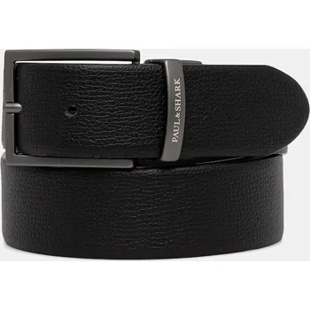 Opasek Kožený pásek Paul&Shark pánský, černá barva, 15316000 99X, vel. 100