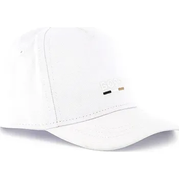 Kšiltovka Dětská bavlněná kšiltovka BOSS bílá barva, J51695 00X, vel. 46