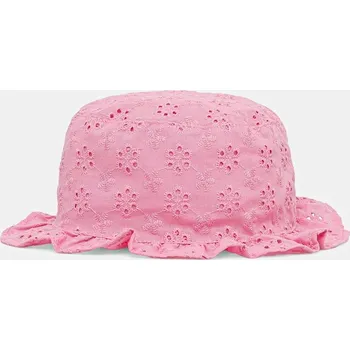 Klobouk Dětský bavlněný klobouk United Colors of Benetton růžová barva, 6UAGGA01E 6UAGGA01E.P.Seasonal 30X, vel. 51