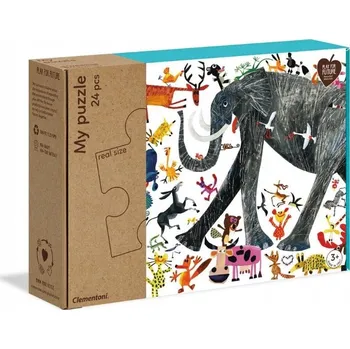 Clementoni 24dílné Puzzle Moje puzzle 24 zvířat