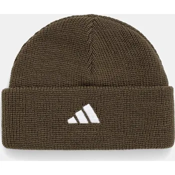 Čepice Dětská čepice adidas Performance zelená barva, KB1930 87X, vel. 42