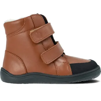 Dívčí obuv BABY BARE FEBO WINTER Brown Asfaltico | Dětské zimní zateplené barefoot boty - 27